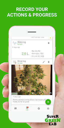 SuperGreenLab - Grow Assistant Screen 2
