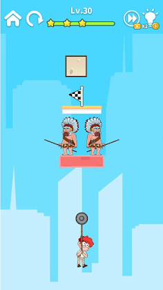 Zipline Rescue: Physics Game - Screenshot 3