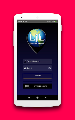 Android application LJL Rastreadores screenshort