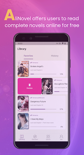 AliNovel Screen 3