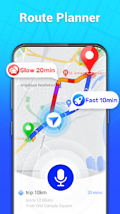 음성 GPS 내비게이션: 길찾기 및 경로 플래너 찾기