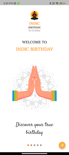 Android application Indic Birthday screenshort