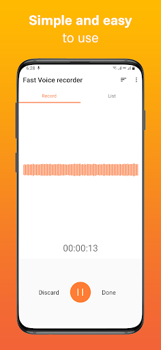 Fast Voice Recorder Screen 3