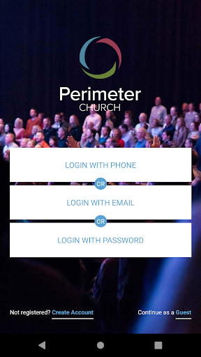 Android application Perimeter Church screenshort