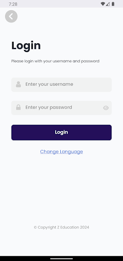 Android application Z Education screenshort