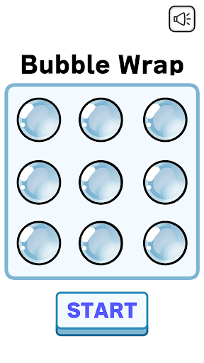 Android application Bubble Wrap screenshort