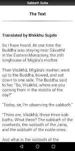 Sabbath Sutta - Buddhism