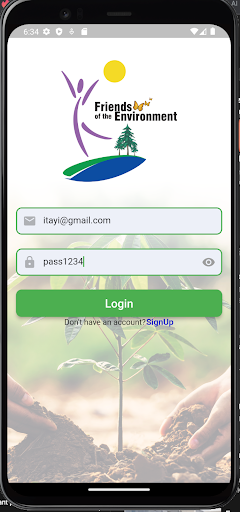 Android application FOTE 2022 screenshort