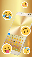 screenshot of keyboard - Gold Galaxy S7 Edge