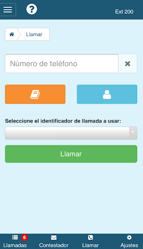 Android application Fonema - Centralita virtual screenshort