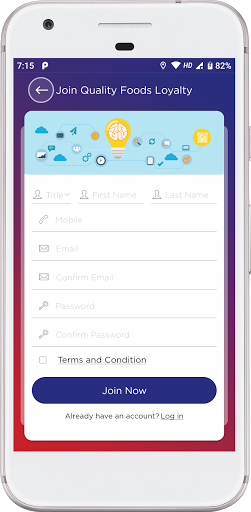 Quality Foods Loyalty Screen 2