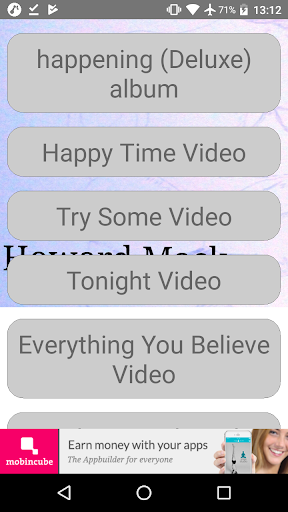 Android application happening (Deluxe) - Music, Vi screenshort