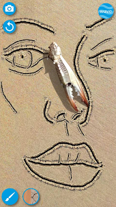 Zeichne Sand: Kunst zeichnen