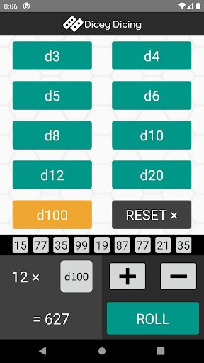 Dicey Dicing Screen 2