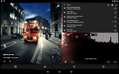 Poweramp Music Player (Trial) Captura de pantalla