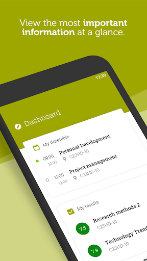 Android application MyTHUAS - Student screenshort