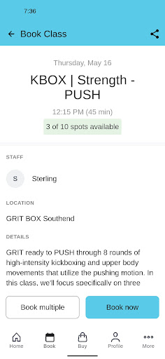 Grit Box Fitness Screenshot 3 - AppWisp.com