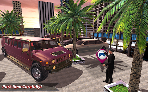 高級リムジンタクシードライバー：都市リムジンゲームのおすすめ画像2