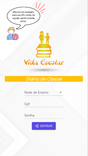 Android application Diário - Vida Escolar screenshort