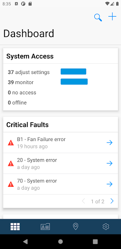 Daikin One Cloud Services Screen 2