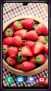 Captura 12 Strawberry Wallpaper HD android