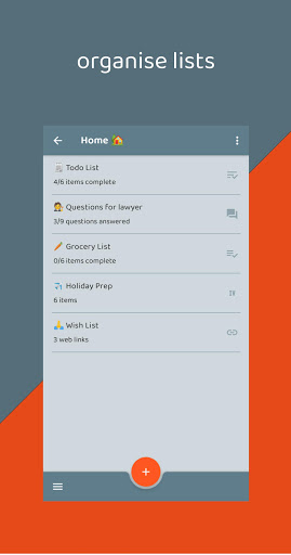 Lists - Notes, todo lists, tas Screen 2