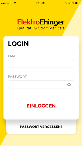 Android application EE App screenshort