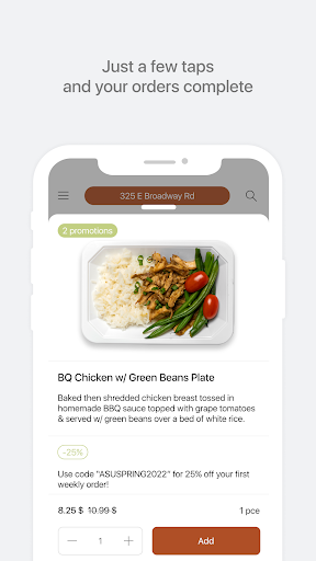 Healthful Delivery Screen 2