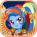 Crystal Wings Rainbow Dress up icon