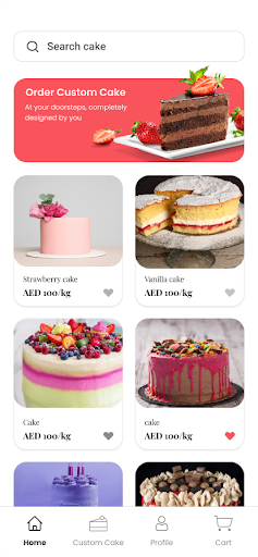 Android application Bake N More screenshort