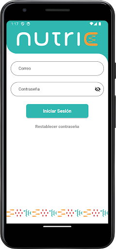 Android application Nutric screenshort