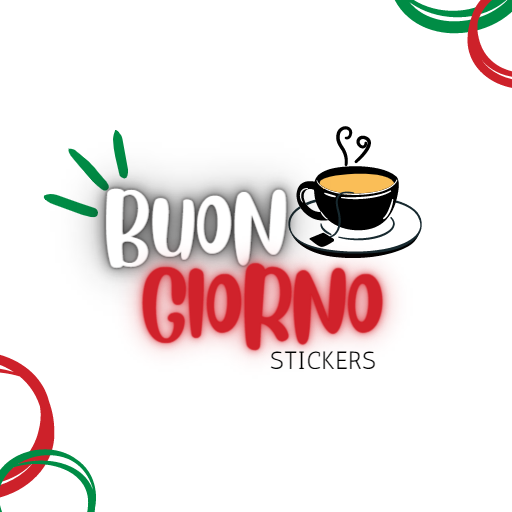 Buongiorno Stickers WhaSticker logo