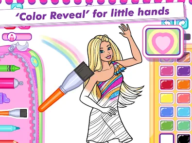 Jogo Barbie Coloring Creations no Jogos 360