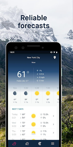 WeatherPro: Forecast, Radar & Widgets screen 1