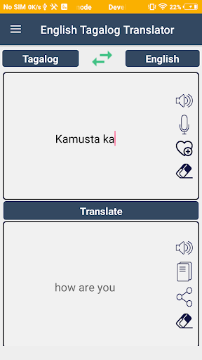 To translate tagalog english Translate translate