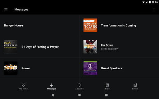 Screenshot of Transformation Church Miami