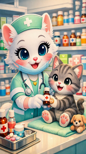 Doctor Cat: White Kitty Clinic screenshot