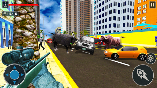Angry Bull Attack: tiroteo de la corrida de toros Mod Apk 3.0 poster-5