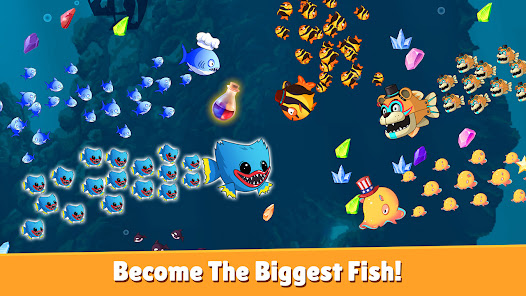 Hungry Fish.io - Frenzy Ocean androidhappy screenshots 2
