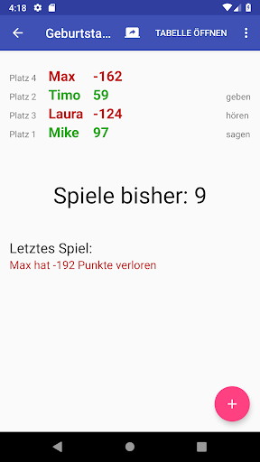 Skat Listenführer Screen 2