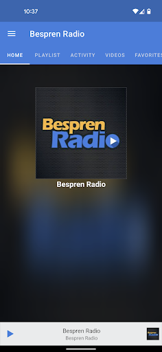 Android application Bespren Radio screenshort