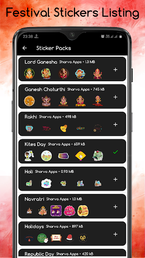 Festival Stickers for whatsapp Screen 2