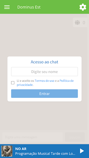 Dominus Est Web Rádio Screen 3