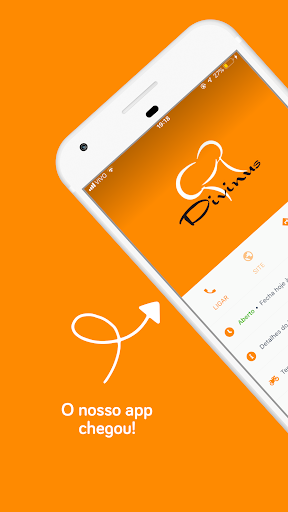 Android application Pizzaria Divinus screenshort