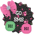 GO SMS THEME - Bow Glitz 7 icon