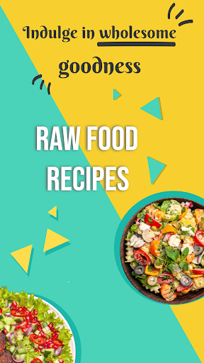 Android application Raw Food Recipes App screenshort