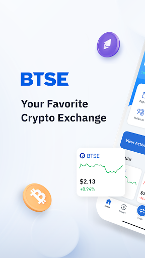 Android application BTSE: Buy & Sell Crypto screenshort