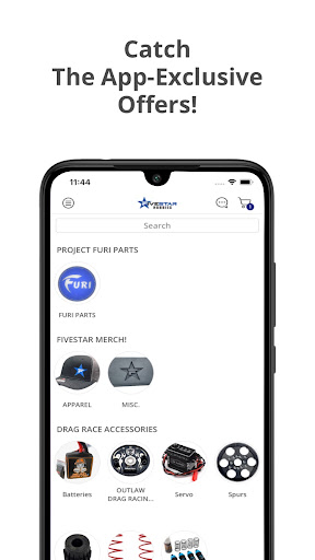 Android application Five Star Hobbies screenshort