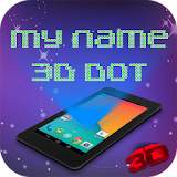 3D Dot Name Live Wallpaper icon