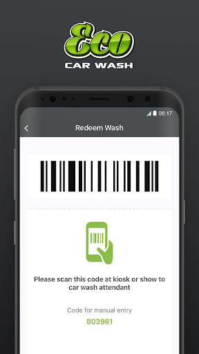 Android application The Eco Car Wash screenshort